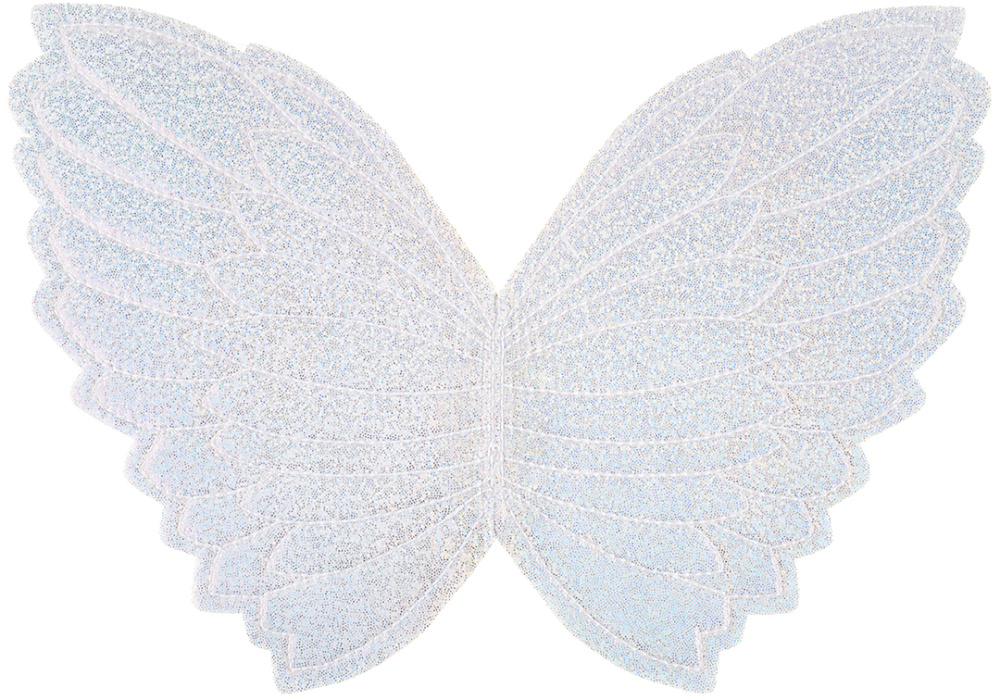 картинка Крылья, Ангел, Белый, Металлик, 34*25 см, 1 шт. от магазина FiestaGift