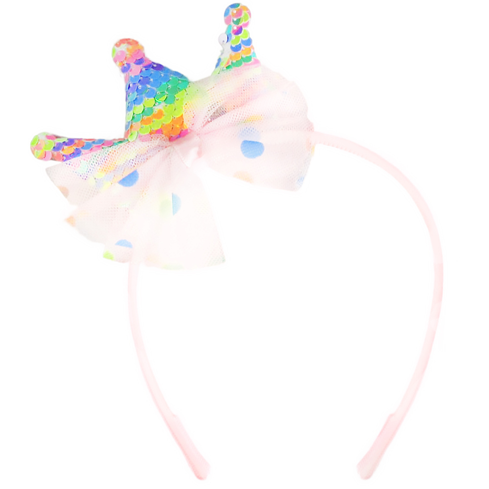 картинка Ободок, Волшебная корона, Розовый, 1 шт. от магазина FiestaGift