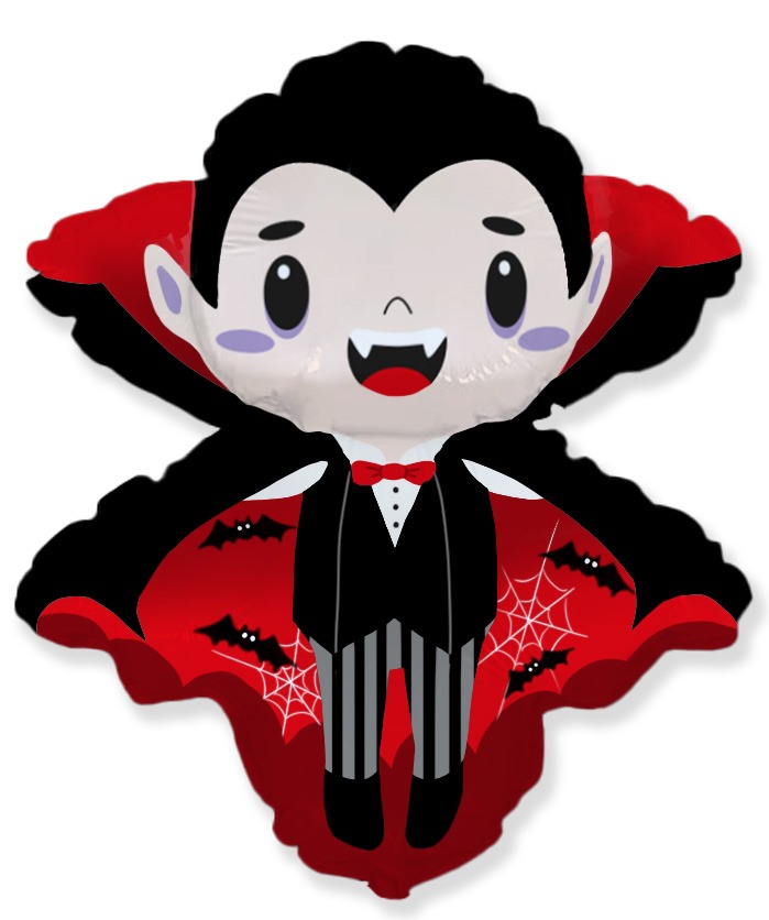 картинка Шар (13''/33 см) Мини-фигура, Вампир, 1 шт. от магазина FiestaGift
