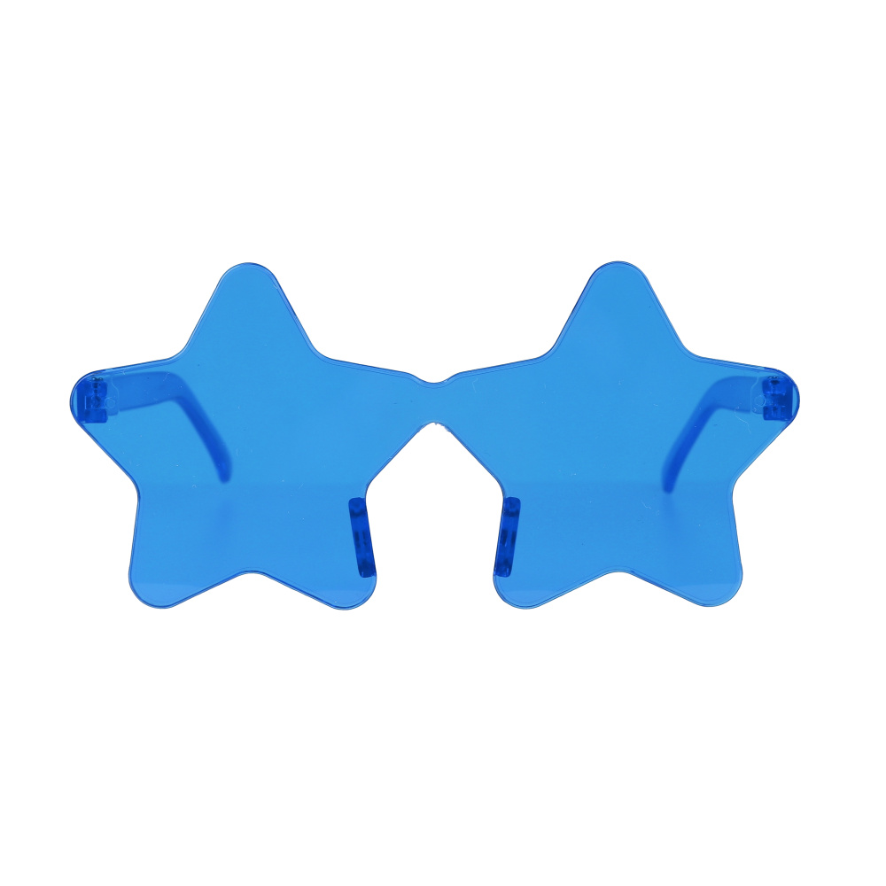 картинка карнавальные очки, Звезда, Синий, 1 шт. от магазина FiestaGift