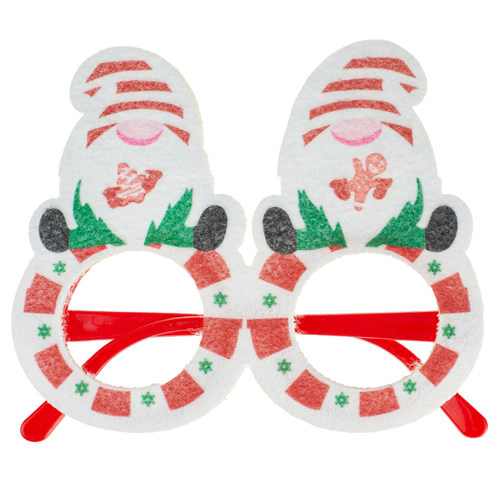 картинка Очки, Гномики, Белый/Красный, 1 шт. от магазина FiestaGift
