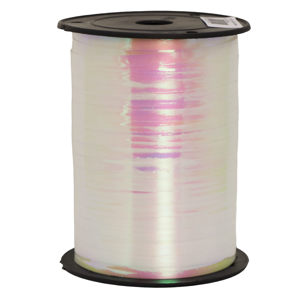 картинка 09 Лента Перламутровая Китай 0,5см*250м (белая) от магазина FiestaGift