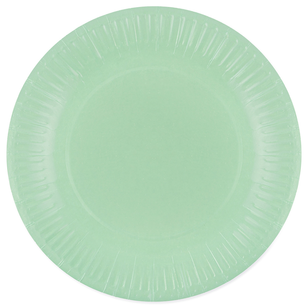 картинка Тарелки (9''/23 см) Мастхэв, Салатовый, 6 шт. от магазина FiestaGift