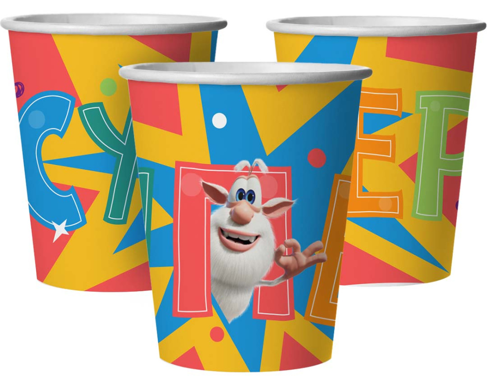 картинка Стаканы (250 мл) Супер Буба, 6 шт. от магазина FiestaGift