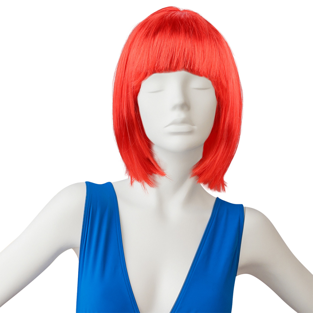 картинка Парик карнавальный, 110 гр, Каре, Красный, 1 шт. в упак. от магазина FiestaGift