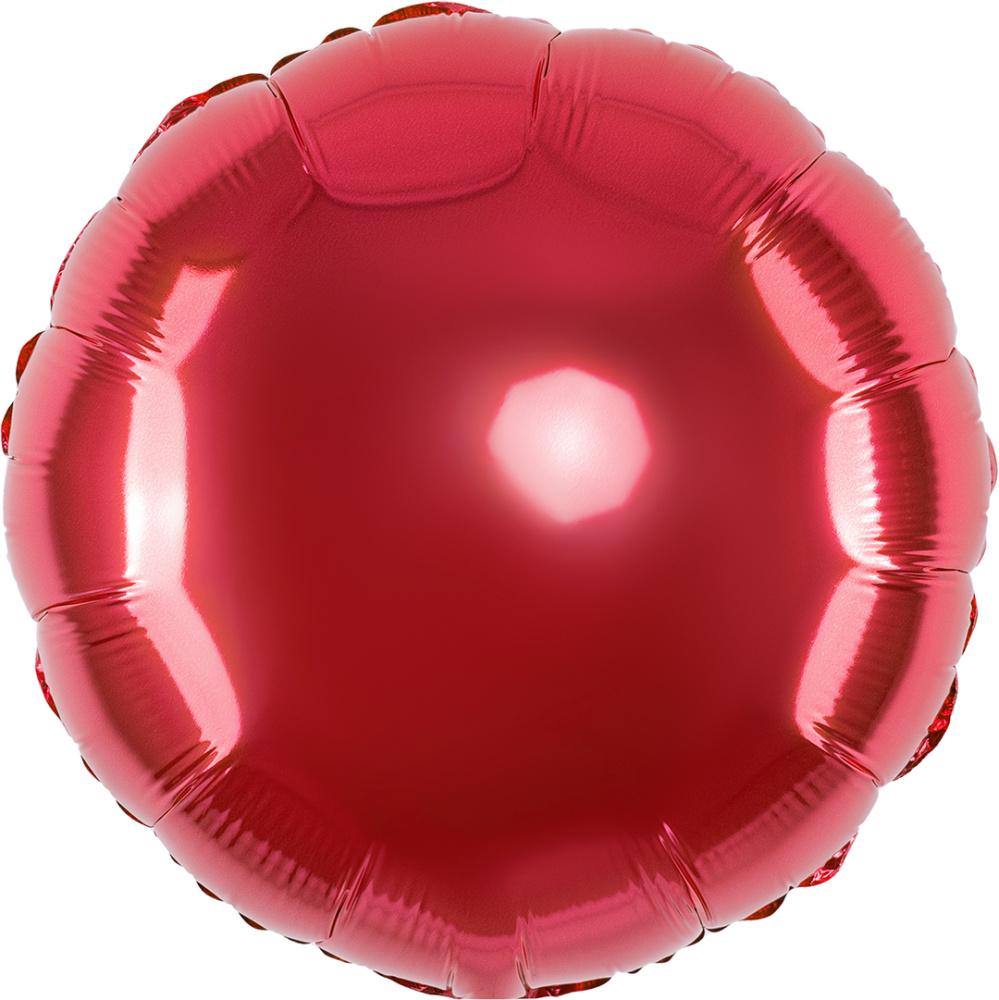 картинка Шар (18''/46 см) Круг, Красный, 1 шт. от магазина FiestaGift