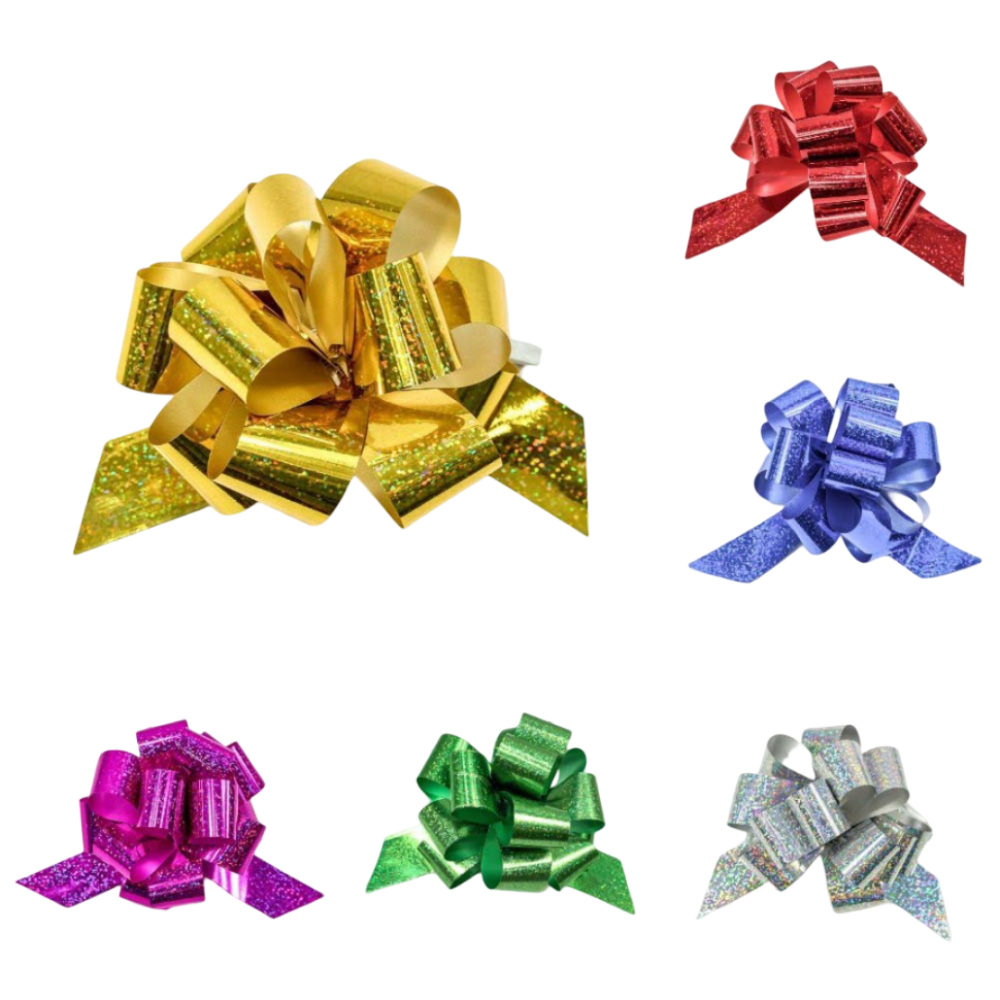 картинка Бант-шар 3 см голография (микс) 1/50 1/3000 от магазина FiestaGift