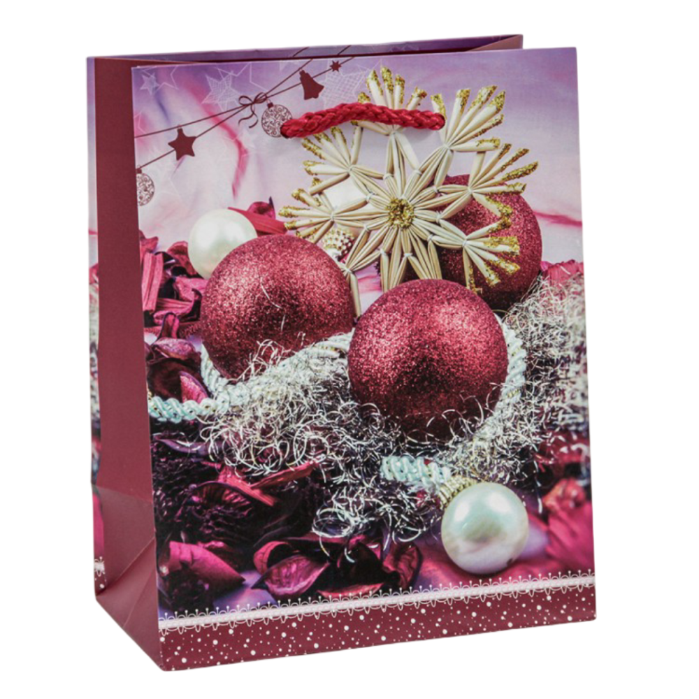 картинка Пакет подарочный "Новый год" (микс 431) 12*15*6,7 128г 1/20 1/600 от магазина FiestaGift.ru