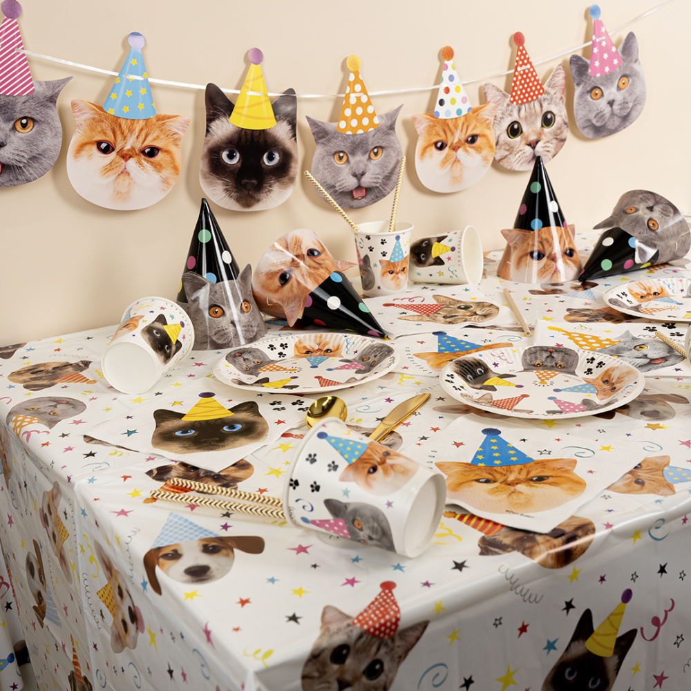 картинка Сервировочные салфетки, Котики, 33*33 см, 20 шт. от магазина FiestaGift
