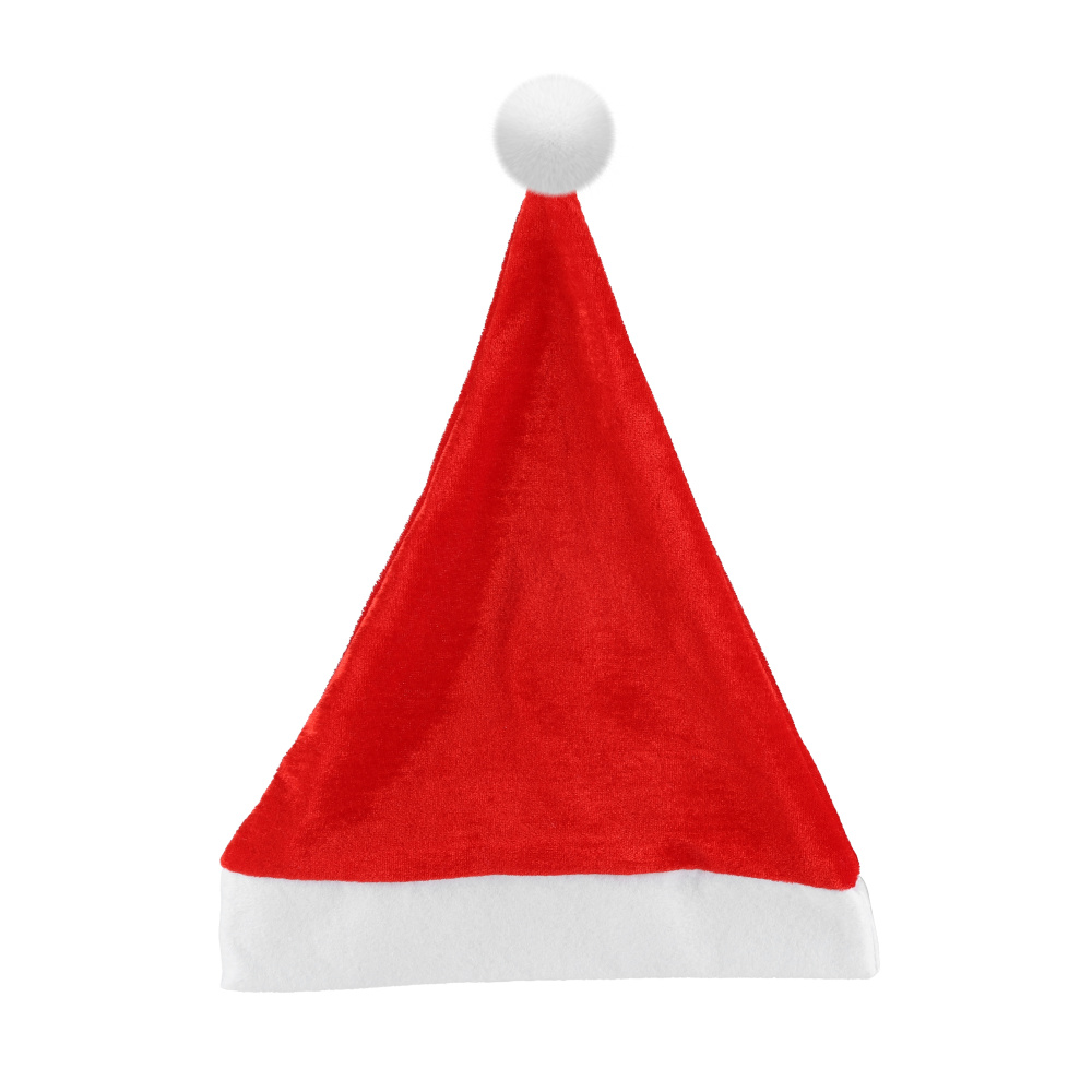 картинка Колпак Новогодний, Классический, Красный, 54-56 разм., 1 шт. от магазина FiestaGift
