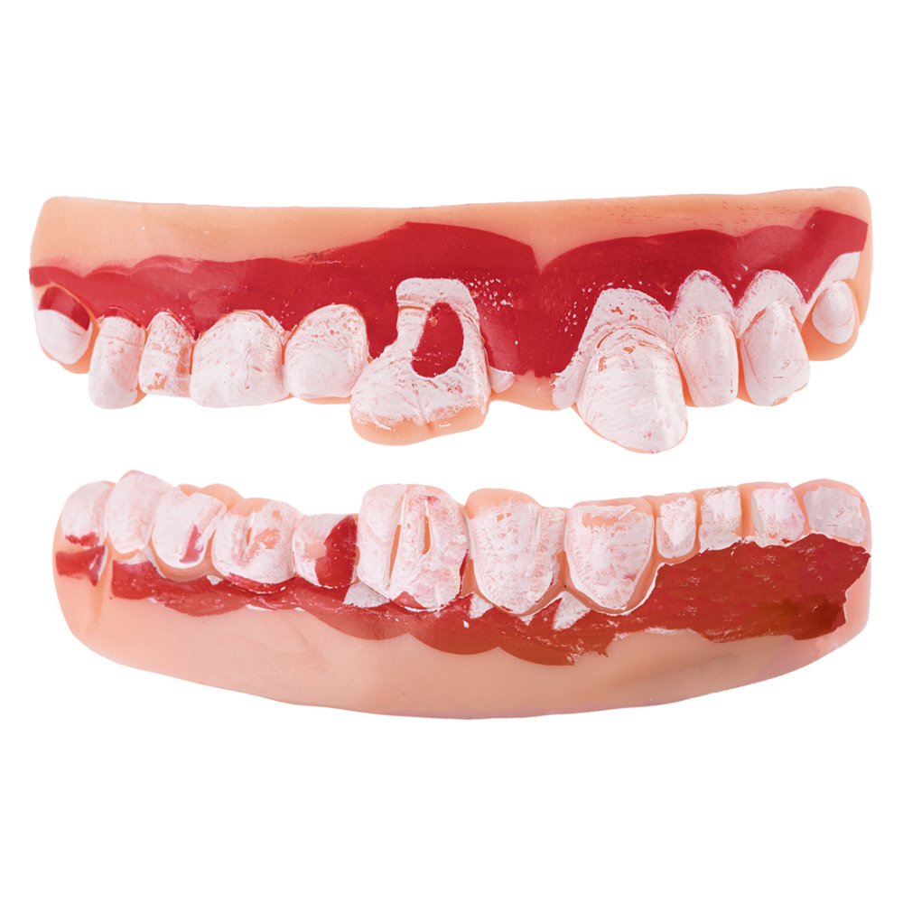 картинка Зубы вампира, Белый/Красный, 1 шт. от магазина FiestaGift