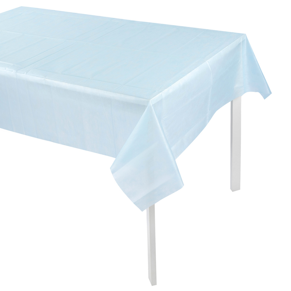 картинка Скатерть одноразовая, Голубой, 120*160 см, 1 шт. от магазина FiestaGift