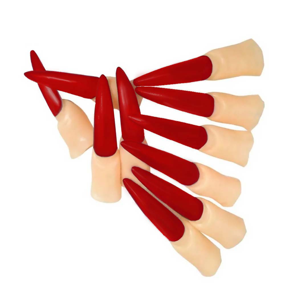 картинка Пальцы Ведьмы, Красные когти, 10 шт. в упак. от магазина FiestaGift