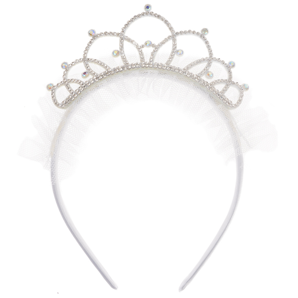 картинка Ободок, Нежная диадема, Белый, 1 шт. от магазина FiestaGift