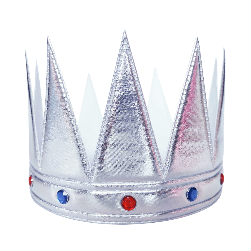 картинка Корона тканевая, Кощей, Серебро, 1 шт. от магазина FiestaGift