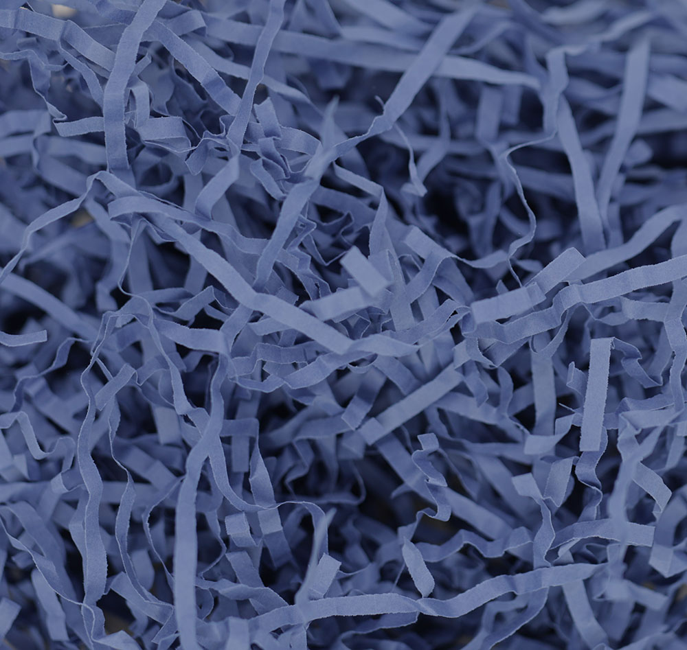 картинка Бумажный наполнитель текстурированный - императорский синий 4мм от магазина FiestaGift