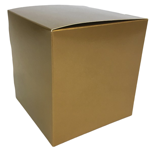 картинка Коробка для кружки ЗОЛОТО 105х105х110 + от магазина FiestaGift
