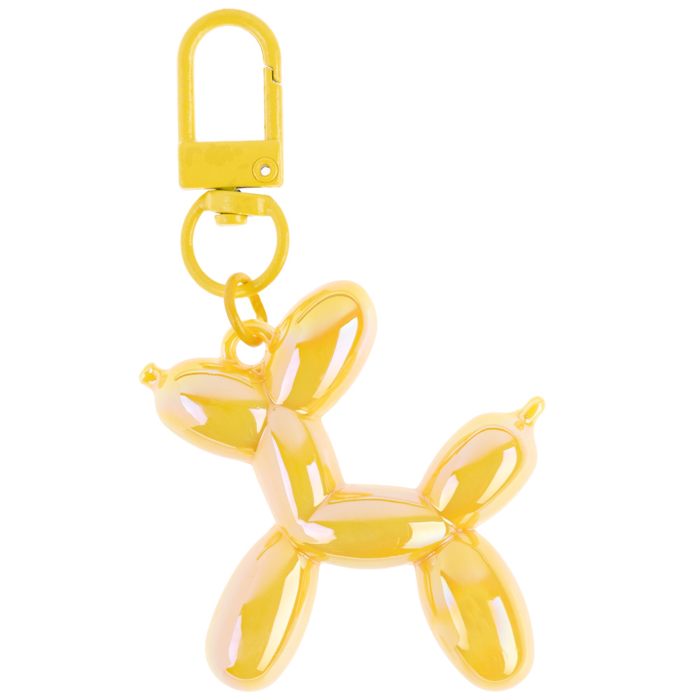 картинка Брелок, Собачка ШДМ, Желтый, Перламутр, 4,5 см, 1 шт. от магазина FiestaGift