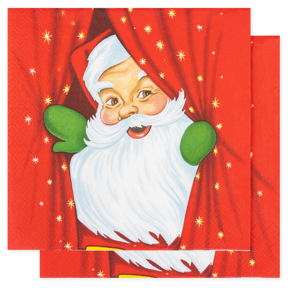 картинка Сервировочные салфетки, Новогоднее представление, 33*33 см, 20 шт. от магазина FiestaGift