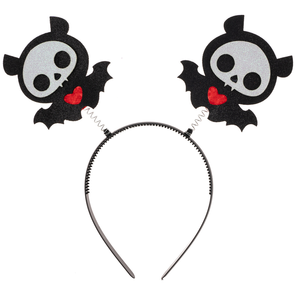 картинка Ободок, Летучие мыши, Черный/Белый/Красный, 1 шт. от магазина FiestaGift