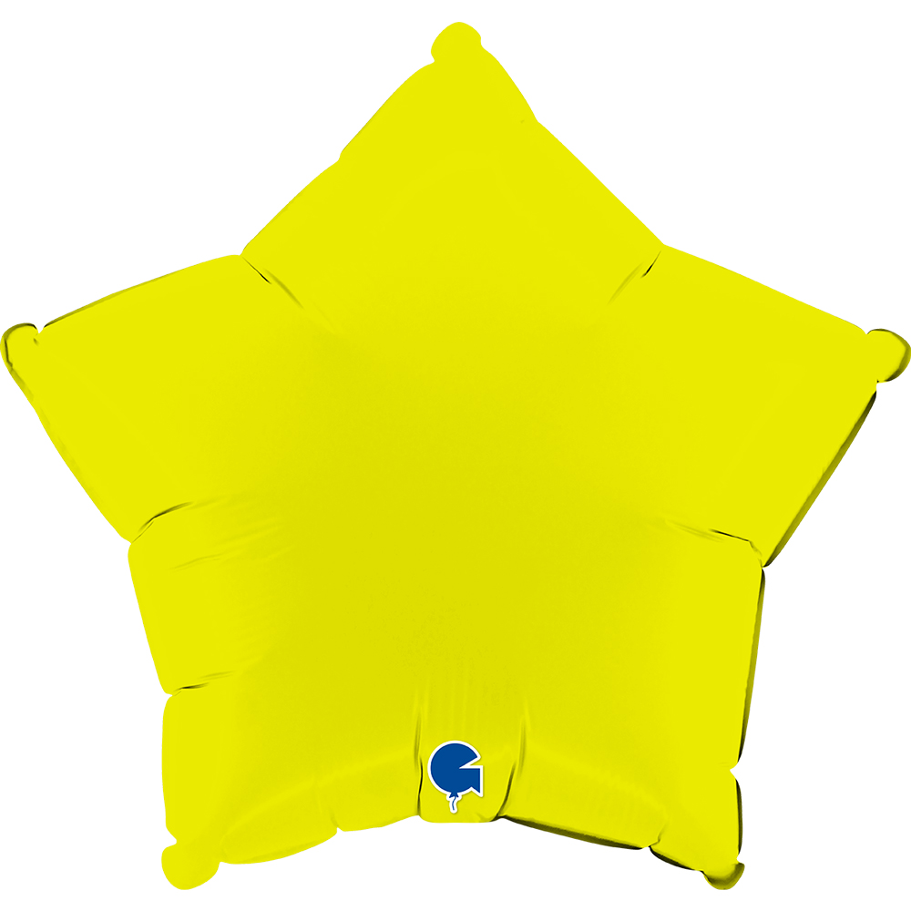 картинка Шар (18''/46 см) Звезда, Лайм, Сатин, 1 шт. от магазина FiestaGift