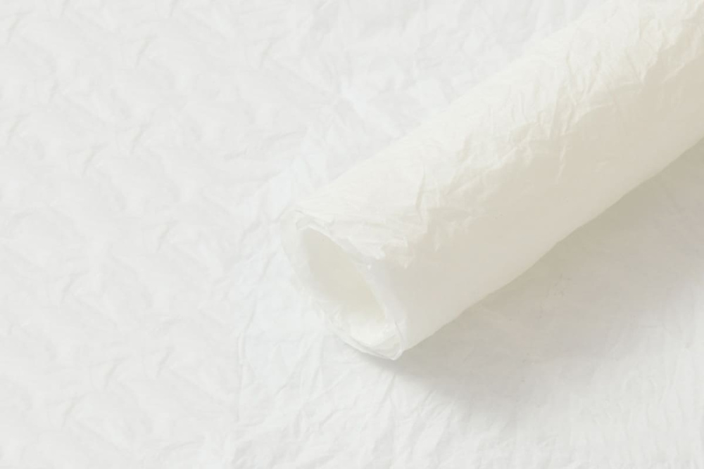 картинка Жатая водонепроницаемая бумага 56см х 56см х 5шт Белый от магазина FiestaGift