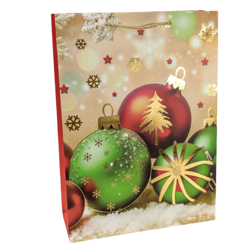 картинка Пакет подарочный "Новый год" (микс 420) 30*41,5*12 210г 1/20 1/120 от магазина FiestaGift.ru