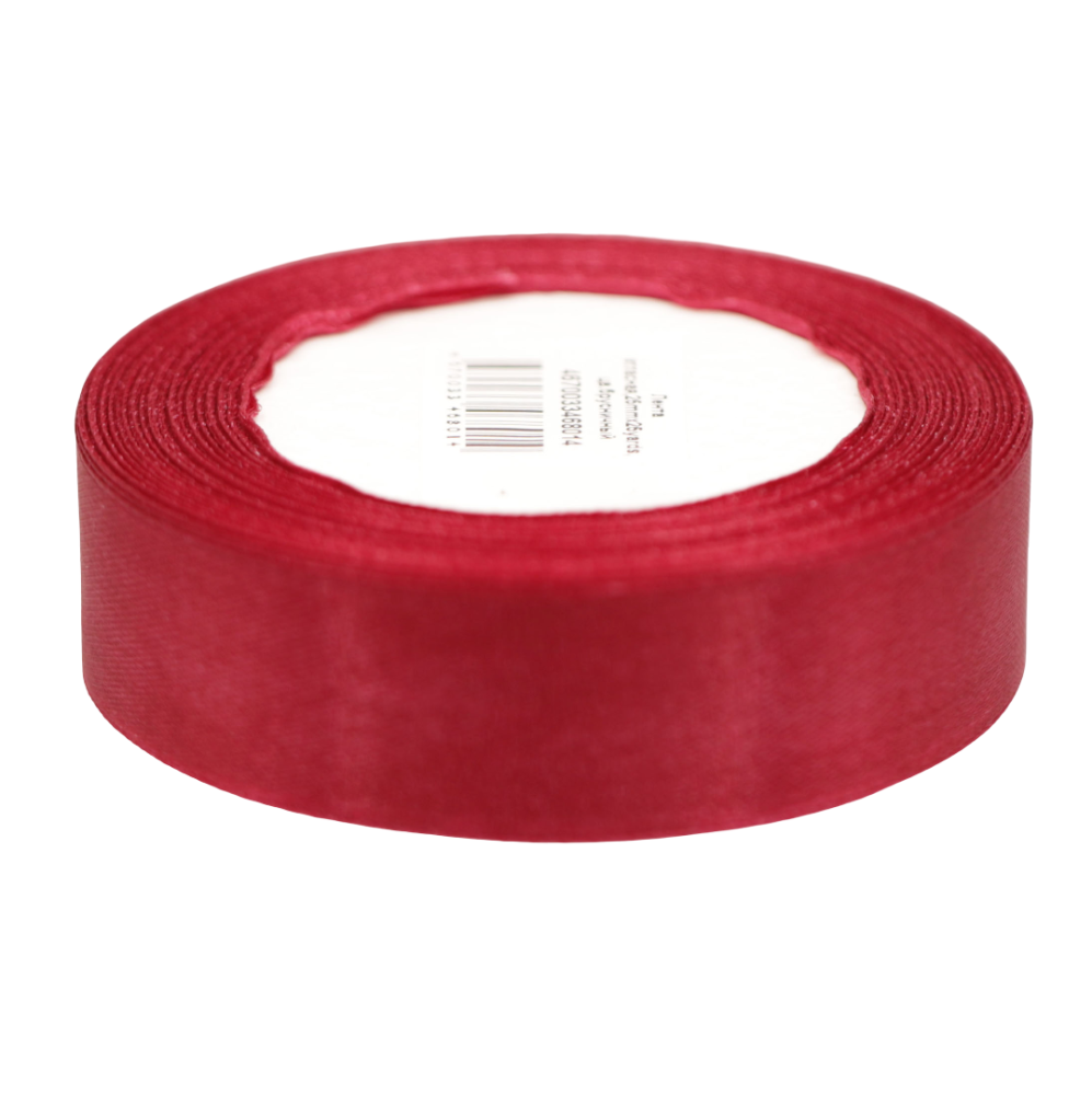картинка Лента атласная,25mmx25yards, цв.красный от магазина FiestaGift
