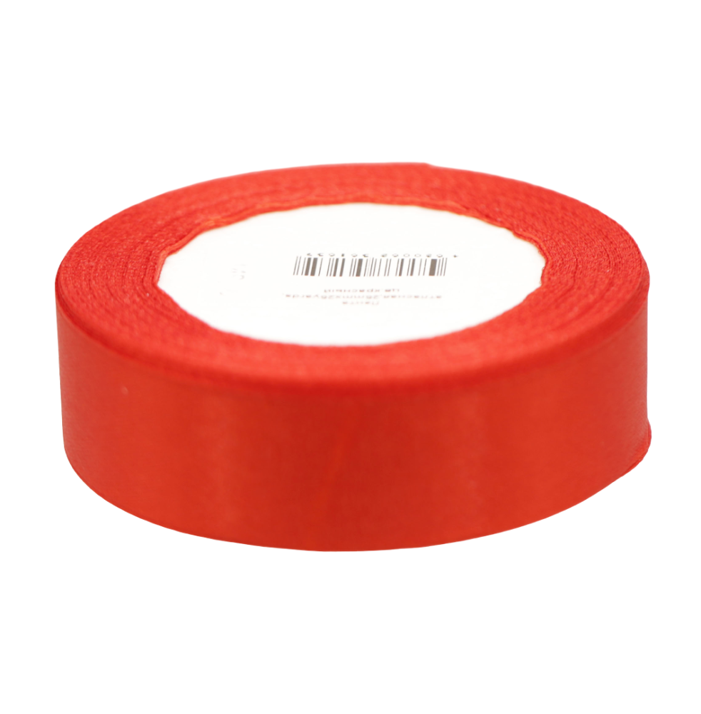 картинка Лента атласная,25mmx25yards, цв.морковный от магазина FiestaGift