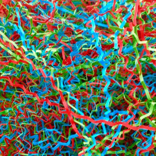 картинка Бумажный наполнитель Микс 030+035+039, арт.098, 50гр. 2мм от магазина FiestaGift