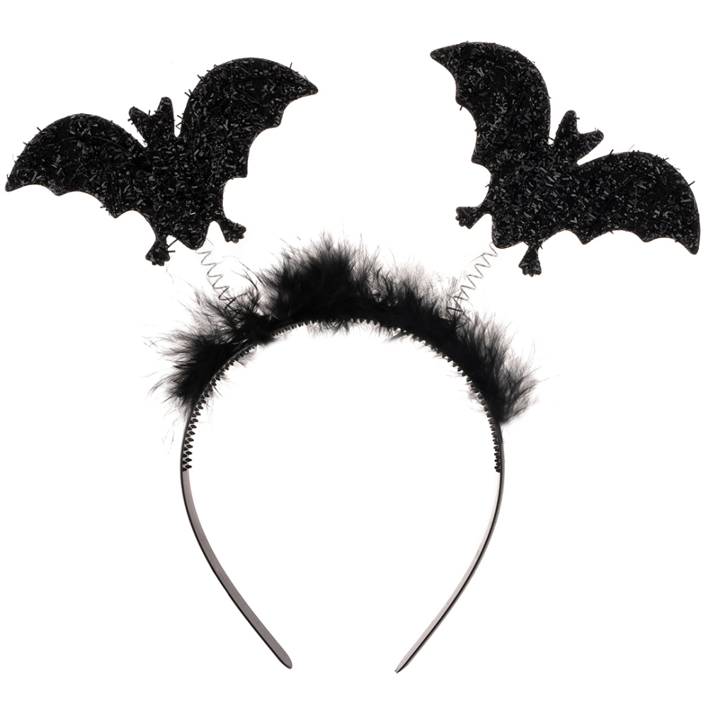 картинка Ободок, Летучие мыши, Черный, 1 шт. от магазина FiestaGift