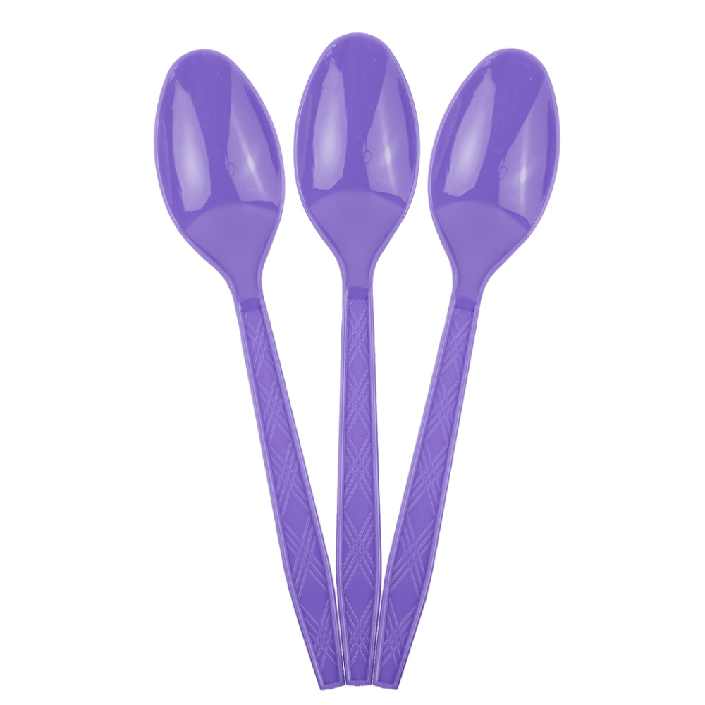картинка Ложки, Фиолетовый, 15 см, 10 шт. в упак. от магазина FiestaGift