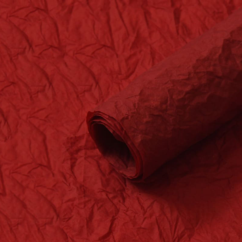 картинка Жатая водонепроницаемая бумага 56см х 56см х 5шт Красный от магазина FiestaGift