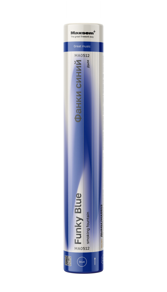 картинка дым 60 сек, Синий, 220 мм, 1 шт. от магазина FiestaGift