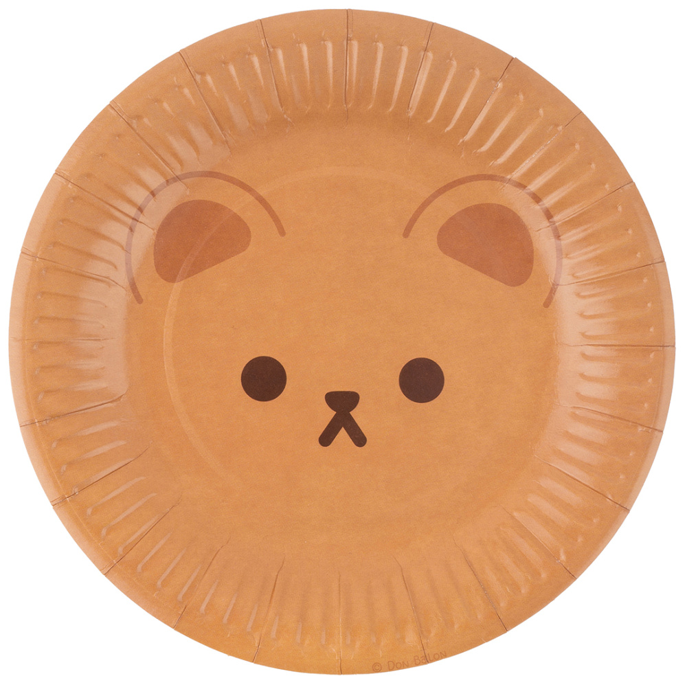 картинка Тарелки (7''/18 см) Мишка, 6 шт. от магазина FiestaGift