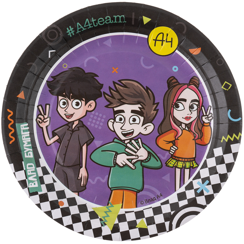 картинка Тарелки (7''/18 см) Влад А4, 6 шт. от магазина FiestaGift