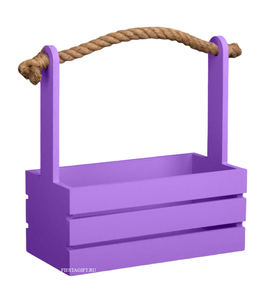 картинка Ящик с канатом 255*130*110см № 20 сиреневый от магазина FiestaGift