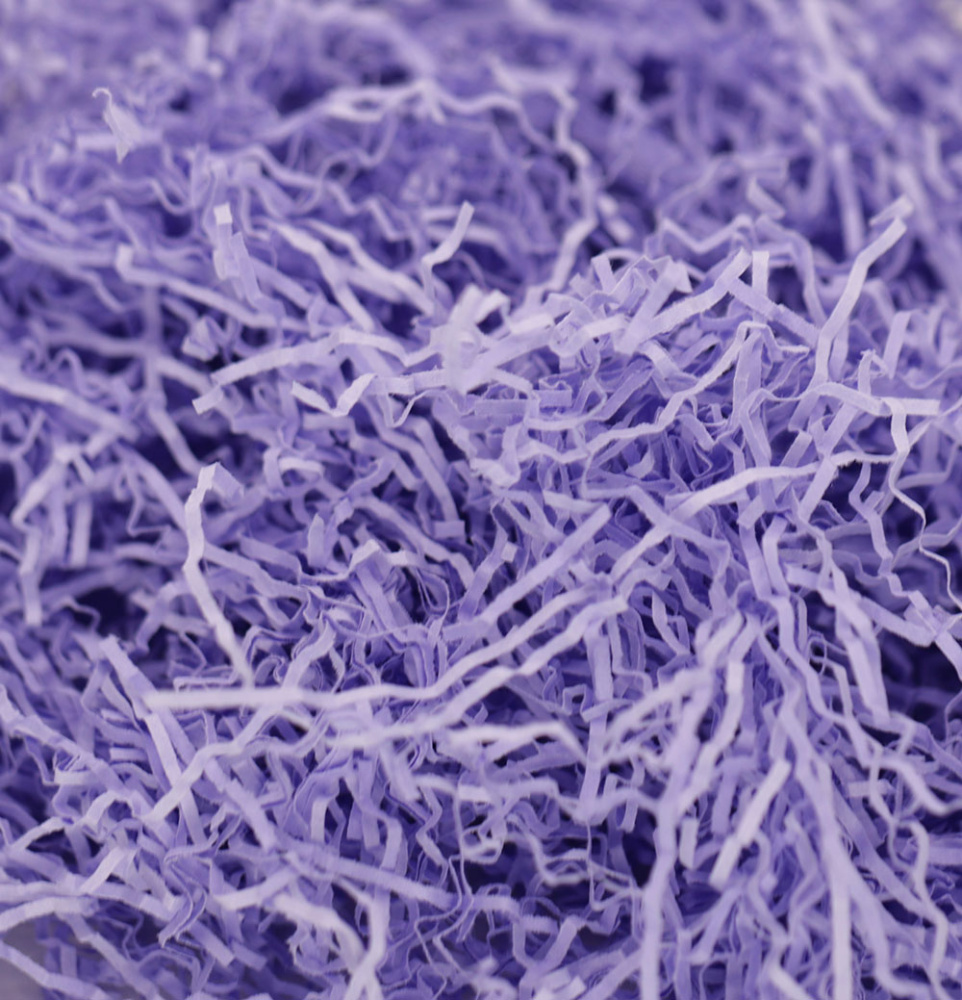 картинка Бумажный наполнитель гофрированный - черника с молоком 2мм от магазина FiestaGift