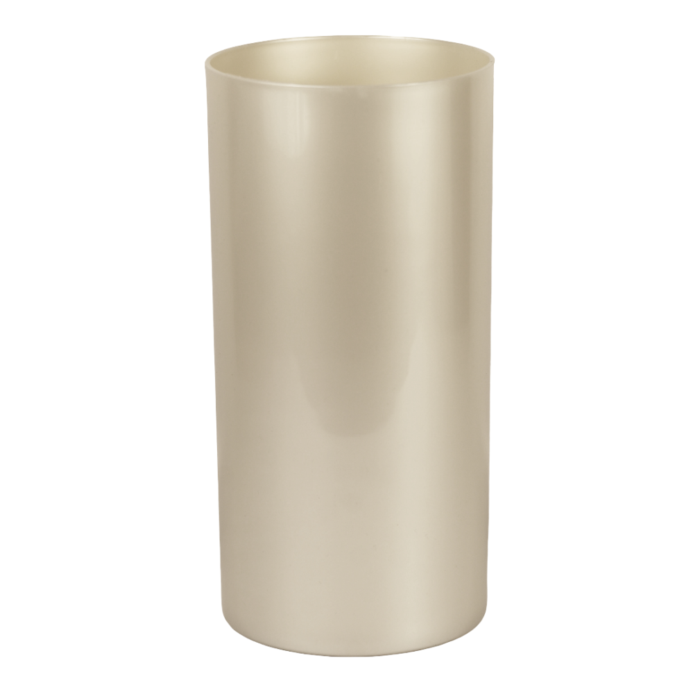 картинка Ваза цилиндр h280 d138 слоновая кость (перламутр) от магазина FiestaGift.ru