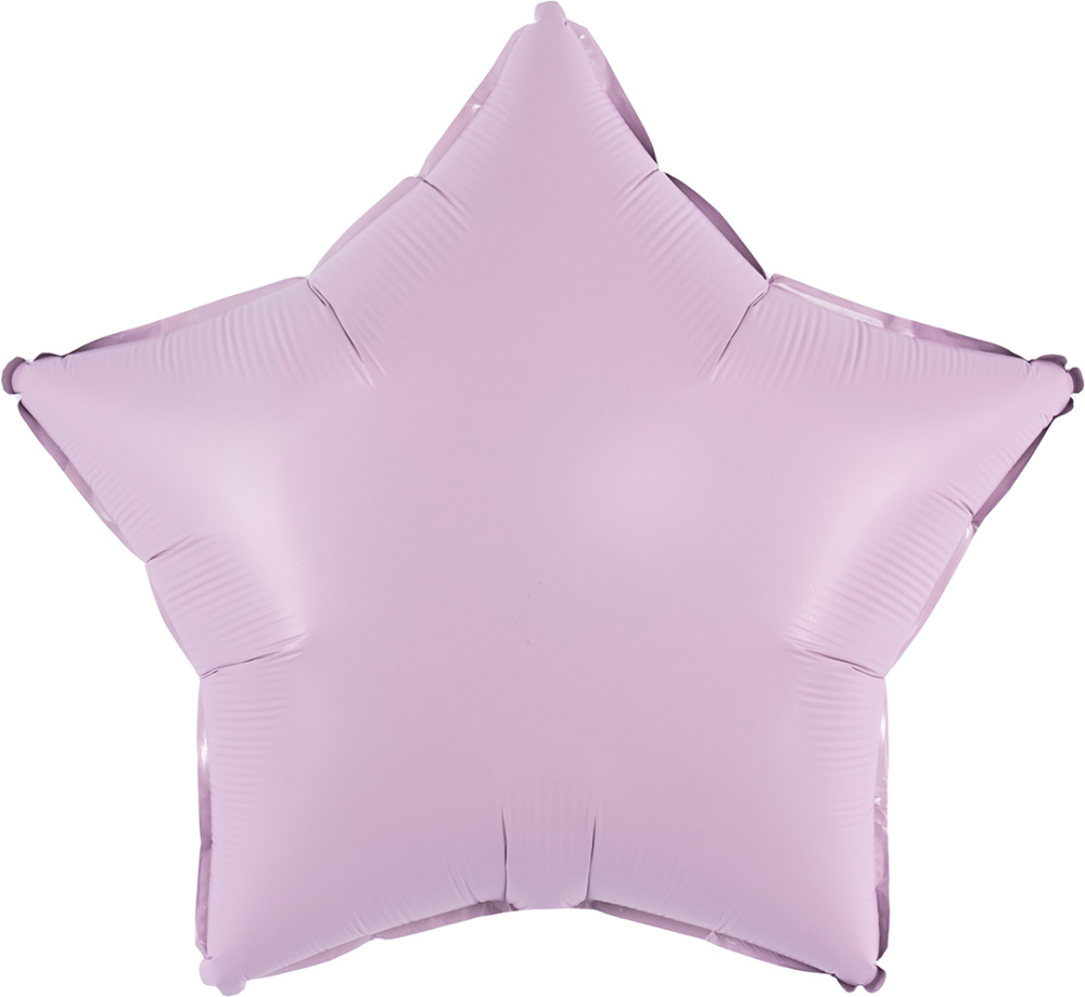 картинка Шар (18''/46 см) Звезда, Сиреневый, Сатин, 1 шт. от магазина FiestaGift