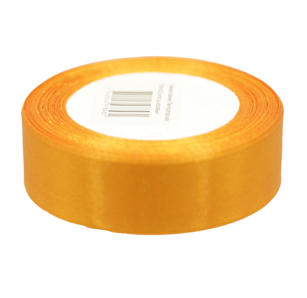 картинка Лента атласная,25mmx25yards, цв.золотой от магазина FiestaGift