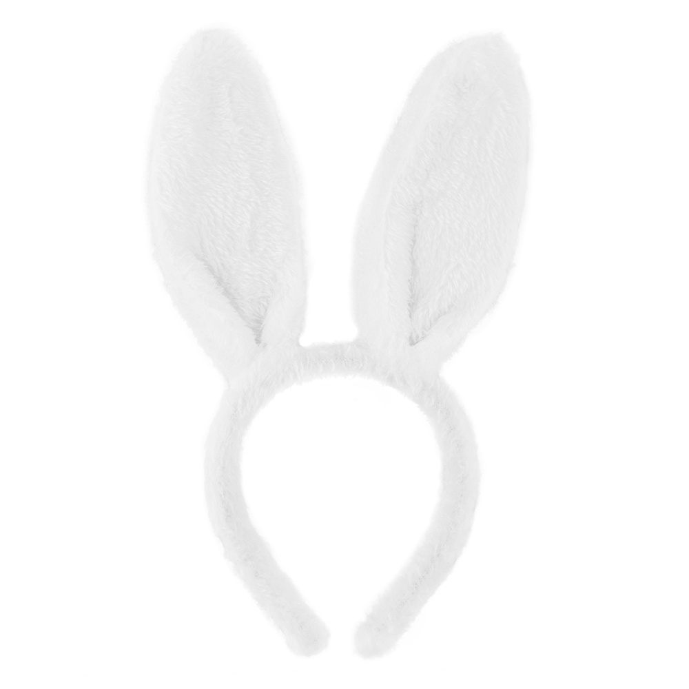 картинка Ободок Зайка, Белый, 1 шт. от магазина FiestaGift