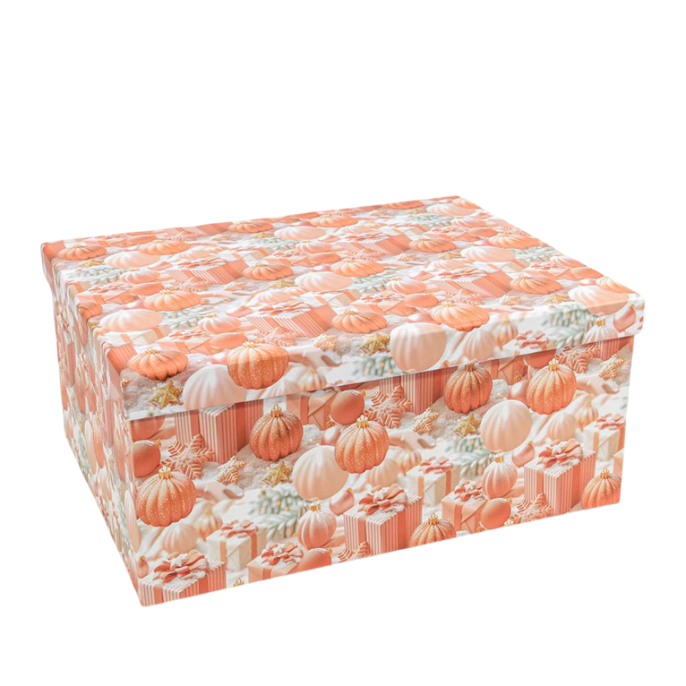 картинка Коробки Прямоугольные Набор 1/10 34*26*15,3 "Новый год"-2702 1/6 от магазина FiestaGift.ru