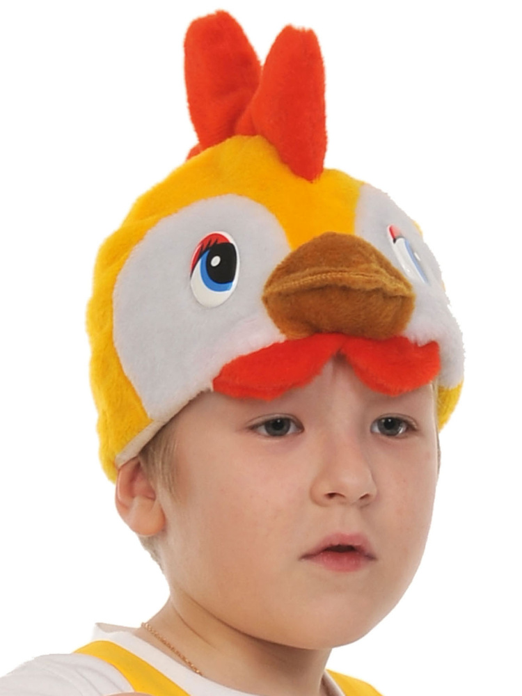 картинка Карнавальная шапка, Петушок, 1 шт. от магазина FiestaGift