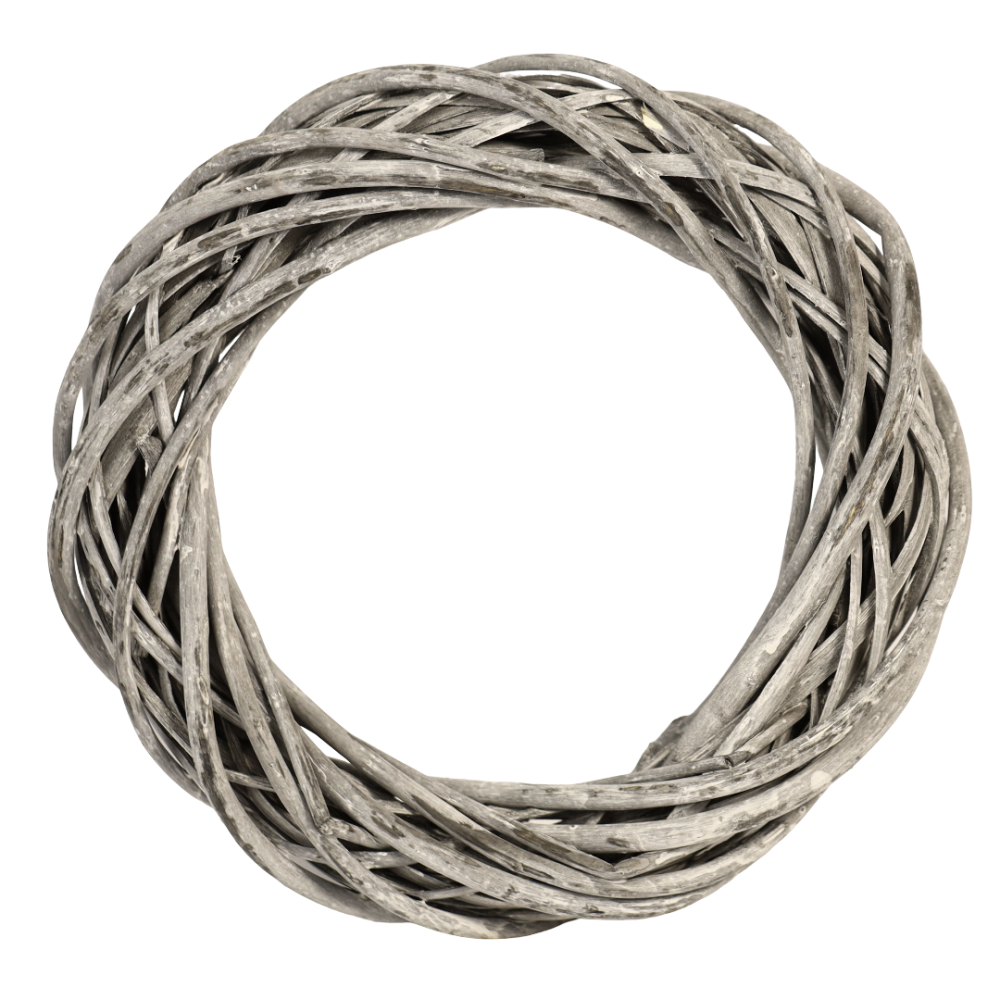 картинка Венок из веток D23 H5 см, цв. серый от магазина FiestaGift