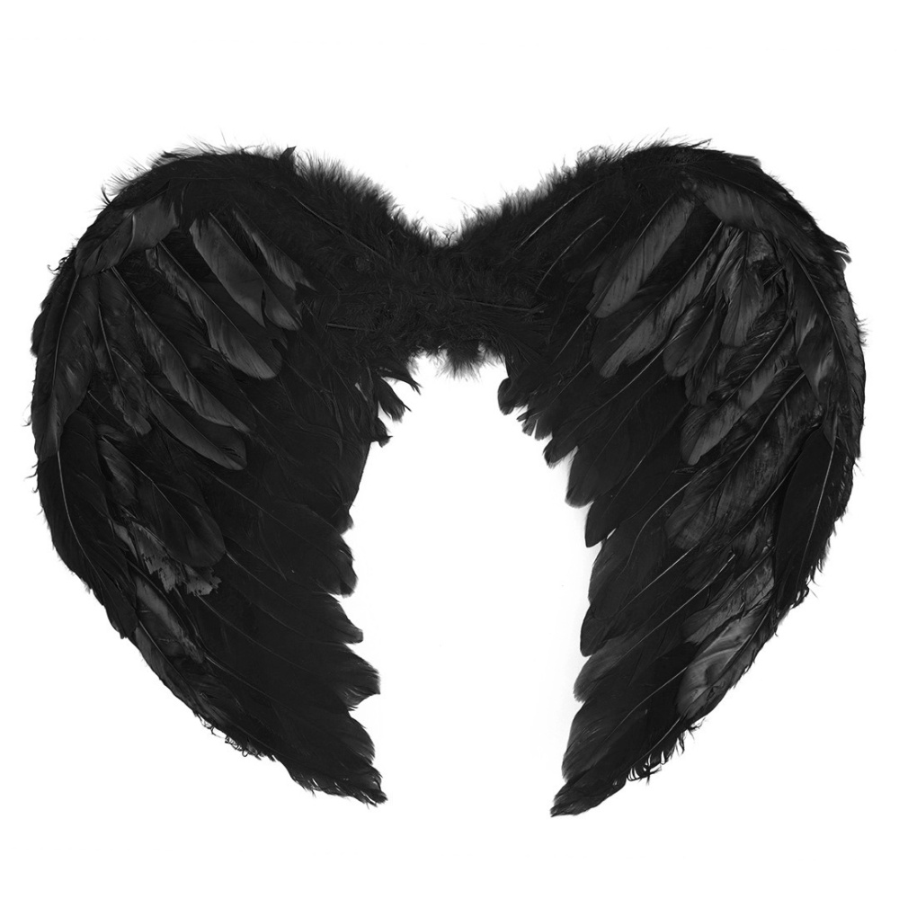 картинка Крылья, Ангел, Размер M, Черный, 60*45 см, 1 шт. от магазина FiestaGift