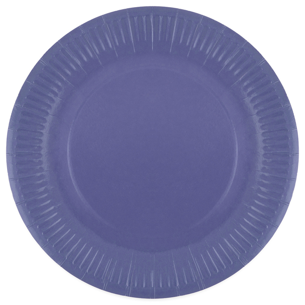 картинка Тарелки (9''/23 см) Мастхэв, Фиолетовый, 6 шт. от магазина FiestaGift