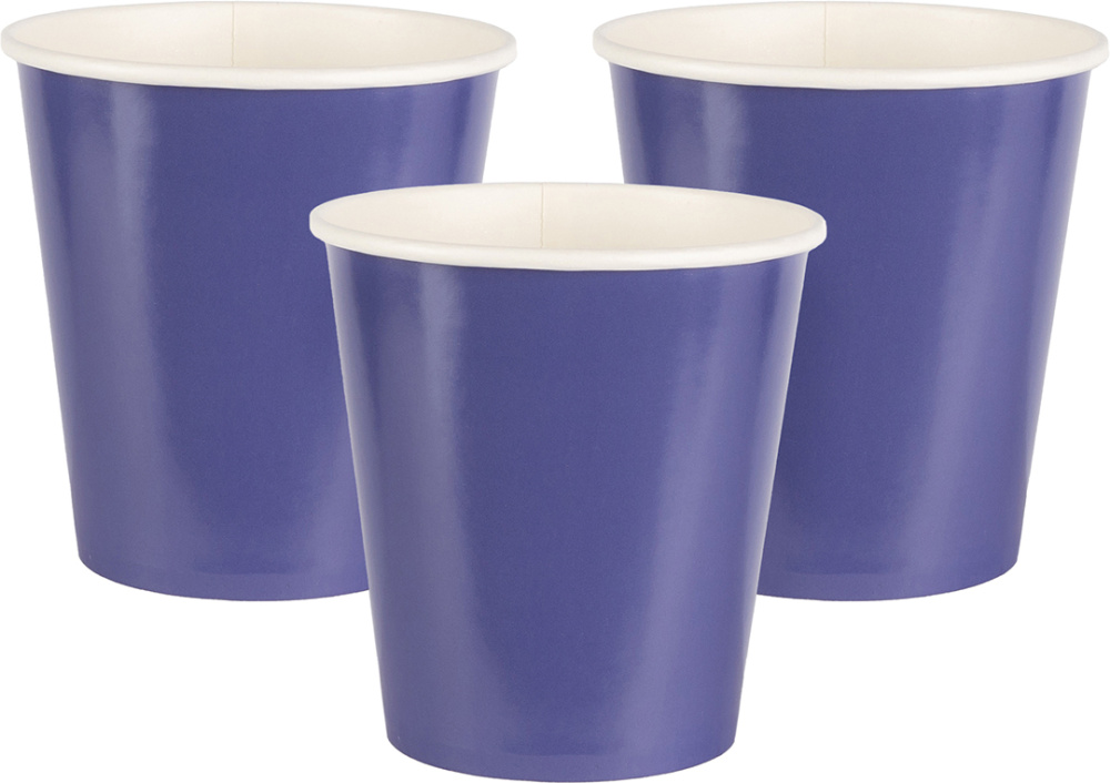картинка Стаканы (250 мл) Мастхэв, Фиолетовый, 6 шт. от магазина FiestaGift