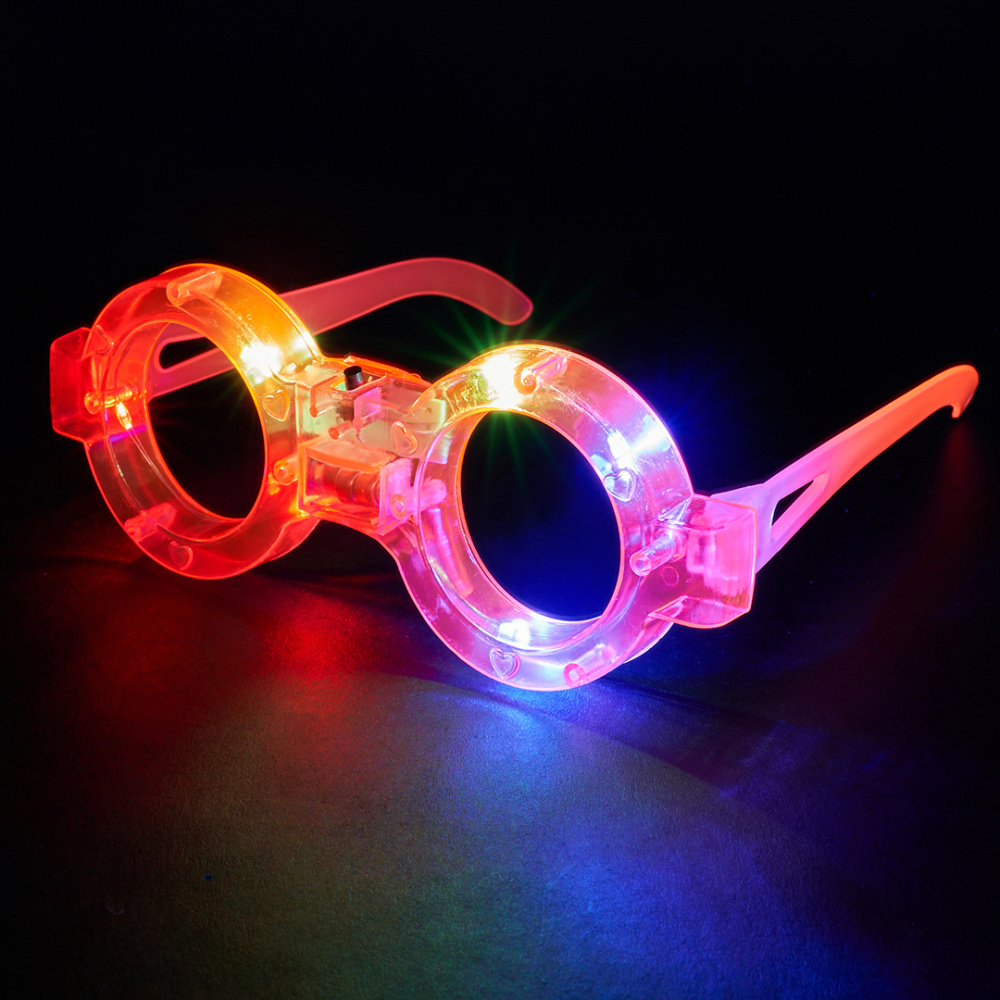 картинка Светодиодные очки, Ботаник, Розовый, 1 шт. от магазина FiestaGift