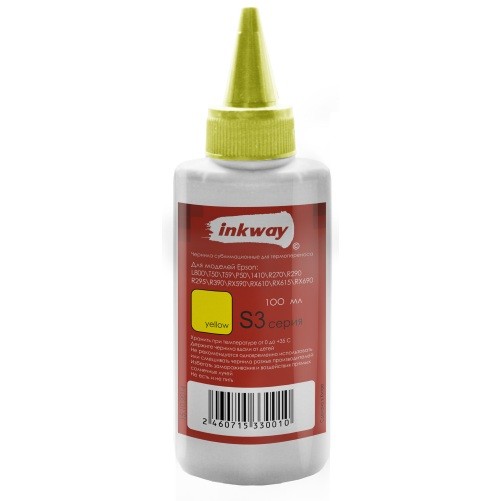картинка Чернила сублимационные 100ml Yellow (INKWAY) S3 от магазина FiestaGift
